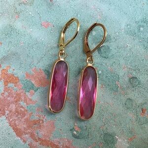Sundance Charm Earrings Tourmaline tone quartz